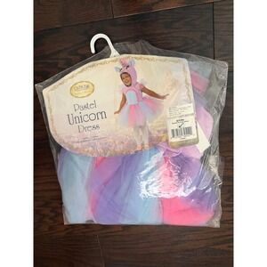 Princess Paradise Pastel Unicorn Dress Toddler Costume 6-12M Purple Pink Blue